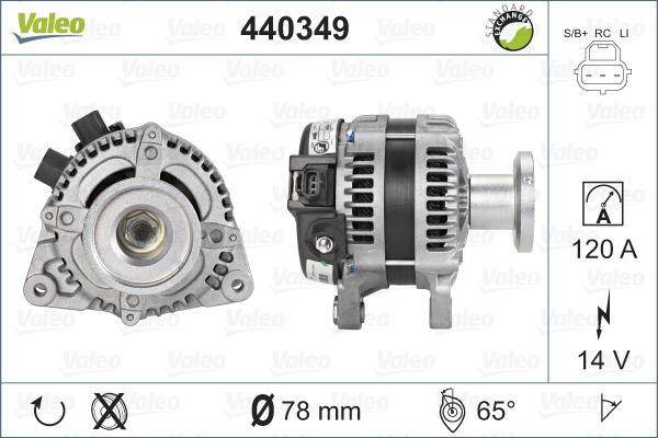 Valeo 440349 - Alternatore autozon.pro