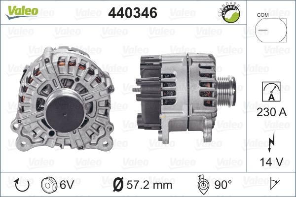 Valeo 440346 - Alternatore autozon.pro