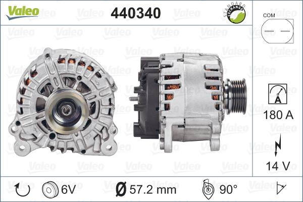 Valeo 440340 - Alternatore autozon.pro