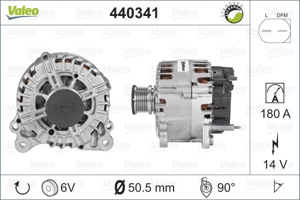 Valeo 440341 - Alternatore autozon.pro