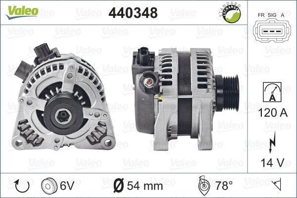 Valeo 440348 - Alternatore autozon.pro