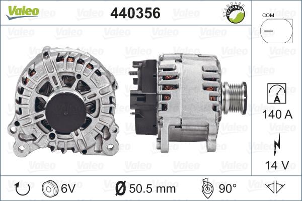 Valeo 440356 - Alternatore autozon.pro