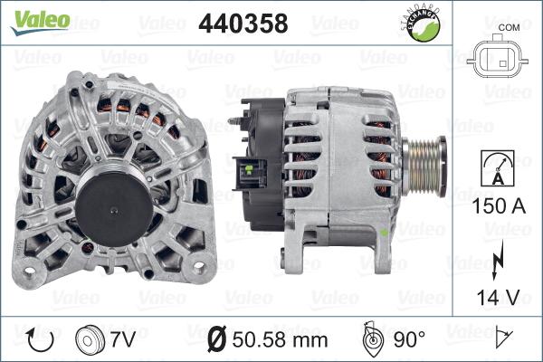 Valeo 440358 - Alternatore autozon.pro