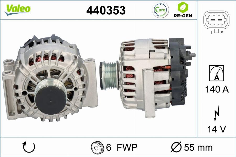 Valeo 440353 - Alternatore autozon.pro