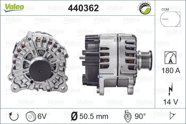 Valeo 440362 - Alternatore autozon.pro