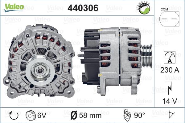 Valeo 440306 - Alternatore autozon.pro