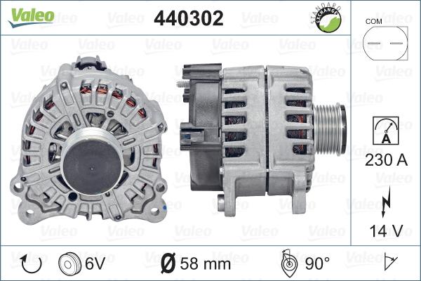 Valeo 440302 - Alternatore autozon.pro