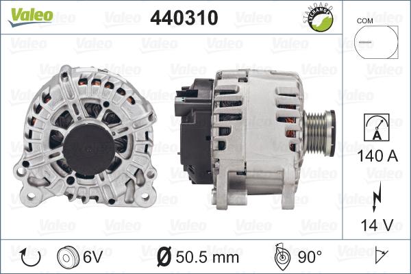 Valeo 440310 - Alternatore autozon.pro