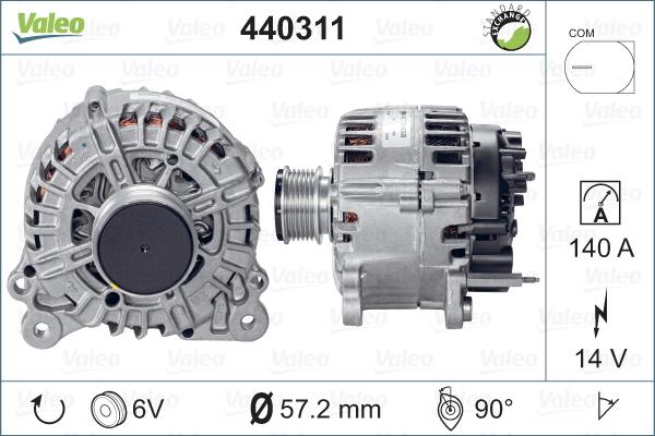 Valeo 440311 - Alternatore autozon.pro