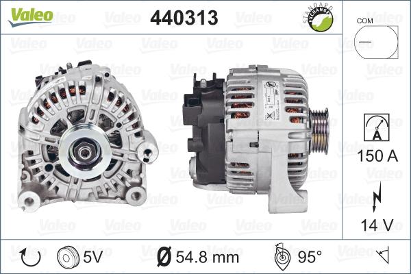 Valeo 440313 - Alternatore autozon.pro