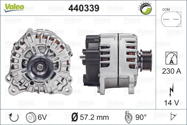 Valeo 440339 - Alternatore autozon.pro