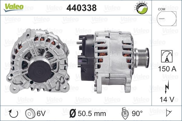 Valeo 440338 - Alternatore autozon.pro