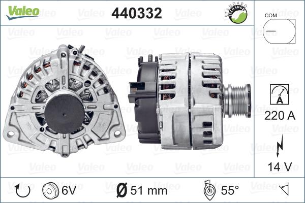 Valeo 440332 - Alternatore autozon.pro