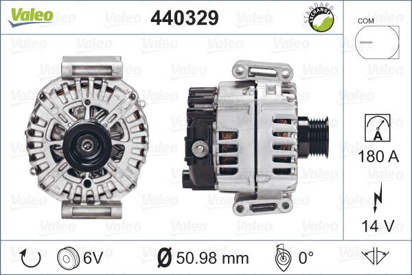 Valeo 440329 - Alternatore autozon.pro