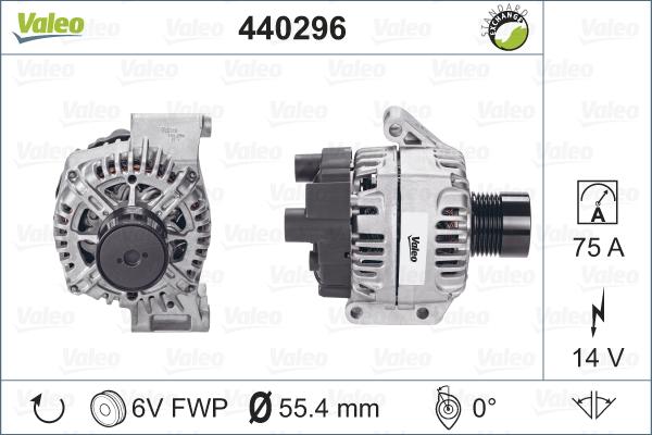 Valeo 440296 - Alternatore autozon.pro