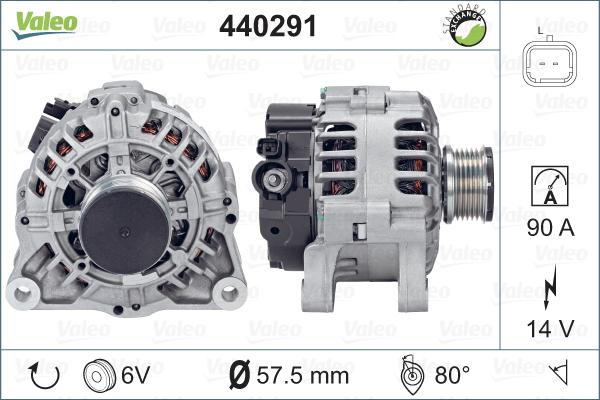 Valeo 440291 - Alternatore autozon.pro