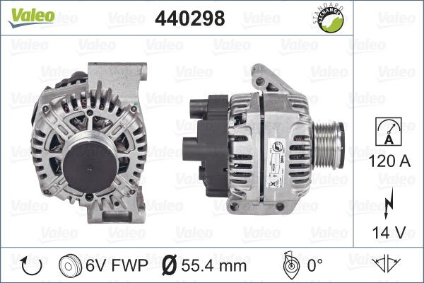 Valeo 440298 - Alternatore autozon.pro