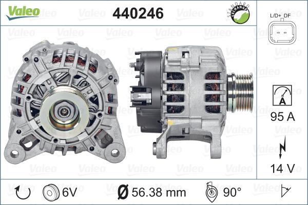 Valeo 440246 - Alternatore autozon.pro