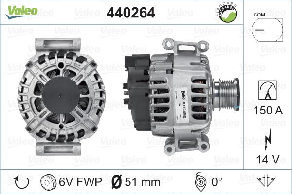 Valeo 440264 - Alternatore autozon.pro