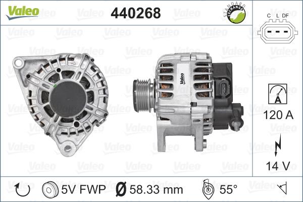 Valeo 440268 - Alternatore autozon.pro