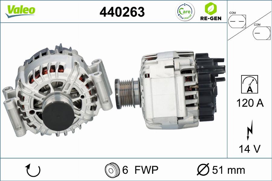 Valeo 440263 - Alternatore autozon.pro