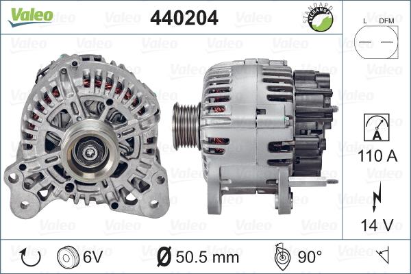 Valeo 440204 - Alternatore autozon.pro