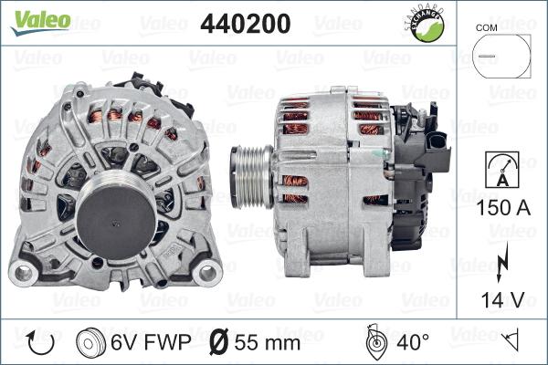 Valeo 440200 - Alternatore autozon.pro