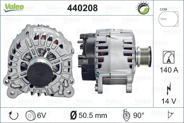 Valeo 440208 - Alternatore autozon.pro