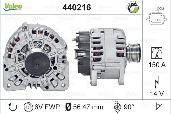 Valeo 440216 - Alternatore autozon.pro