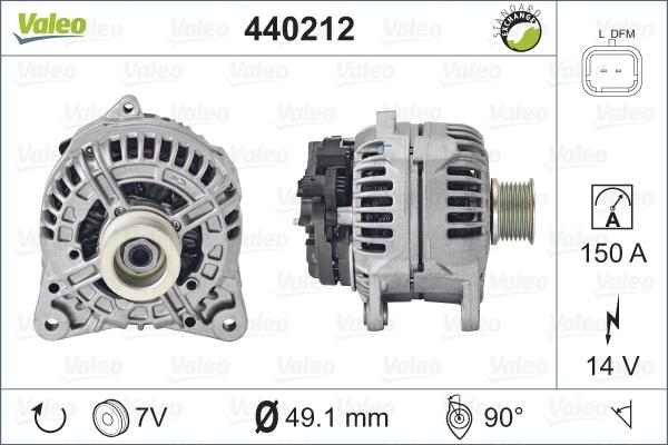 Valeo 440212 - Alternatore autozon.pro