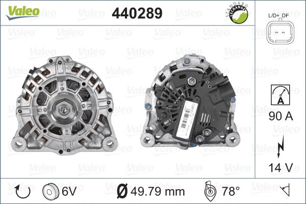 Valeo 440289 - Alternatore autozon.pro