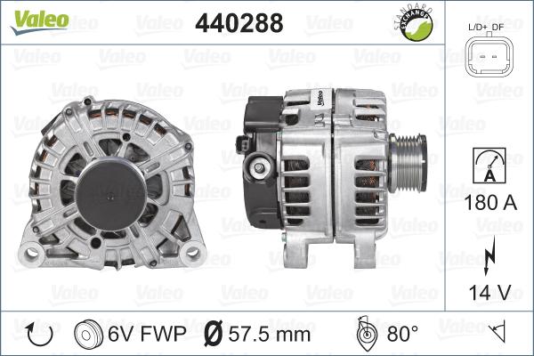 Valeo 440288 - Alternatore autozon.pro