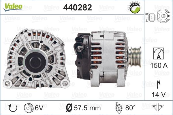 Valeo 440282 - Alternatore autozon.pro