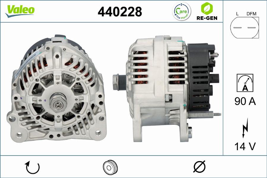 Valeo 440228 - Alternatore autozon.pro