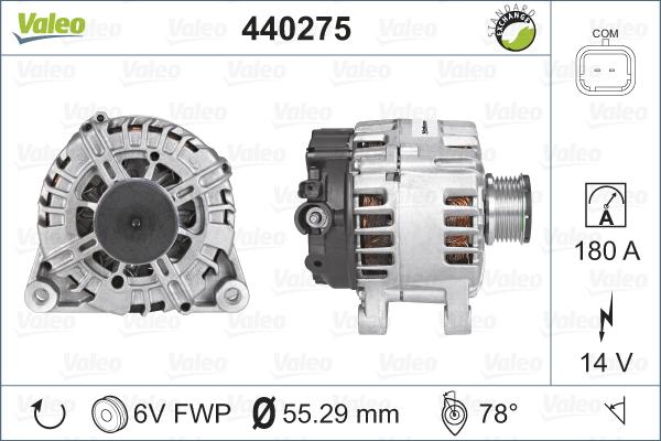 Valeo 440275 - Alternatore autozon.pro