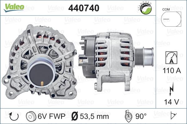 Valeo 440740 - Alternatore autozon.pro