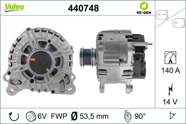 Valeo 440748 - Alternatore autozon.pro