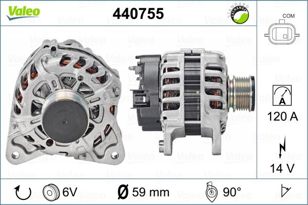 Valeo 440755 - Alternatore autozon.pro