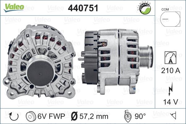 Valeo 440751 - Alternatore autozon.pro