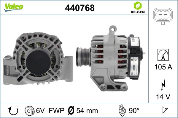 Valeo 440768 - Alternatore autozon.pro