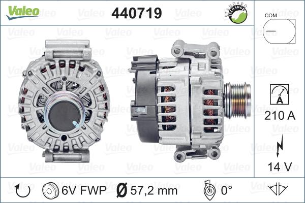 Valeo 440719 - Alternatore autozon.pro