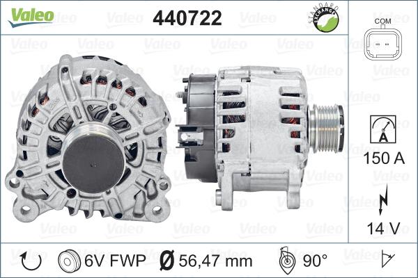 Valeo 440722 - Alternatore autozon.pro