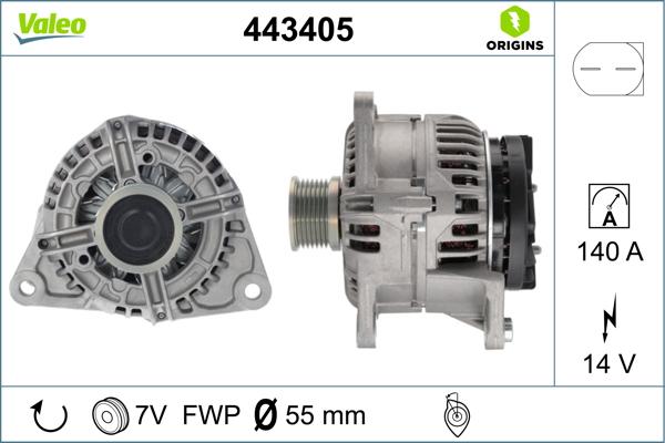 Valeo 443405 - Alternatore autozon.pro