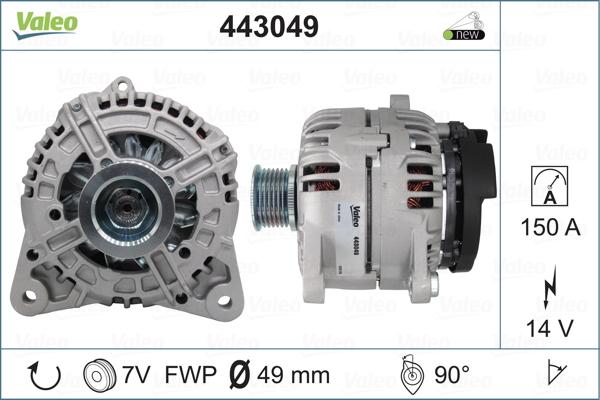 Valeo 443049 - Alternatore autozon.pro