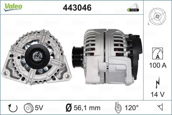 Valeo 443046 - Alternatore autozon.pro