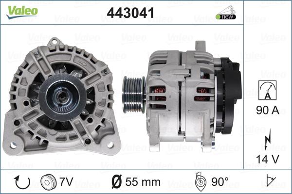 Valeo 443041 - Alternatore autozon.pro