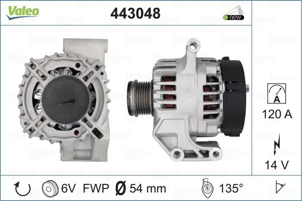 Valeo 443048 - Alternatore autozon.pro