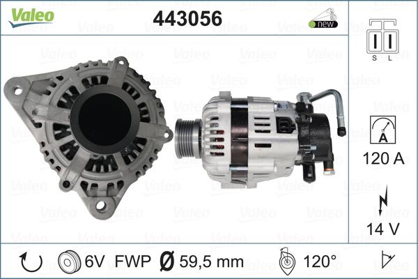 Valeo 443056 - Alternatore autozon.pro