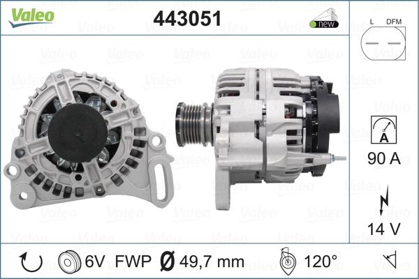 Valeo 443051 - Alternatore autozon.pro