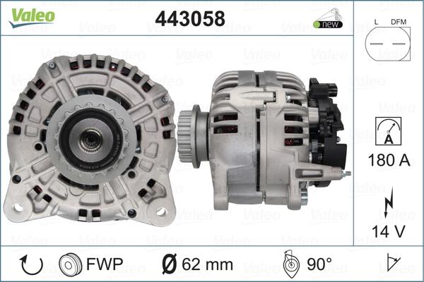 Valeo 443058 - Alternatore autozon.pro